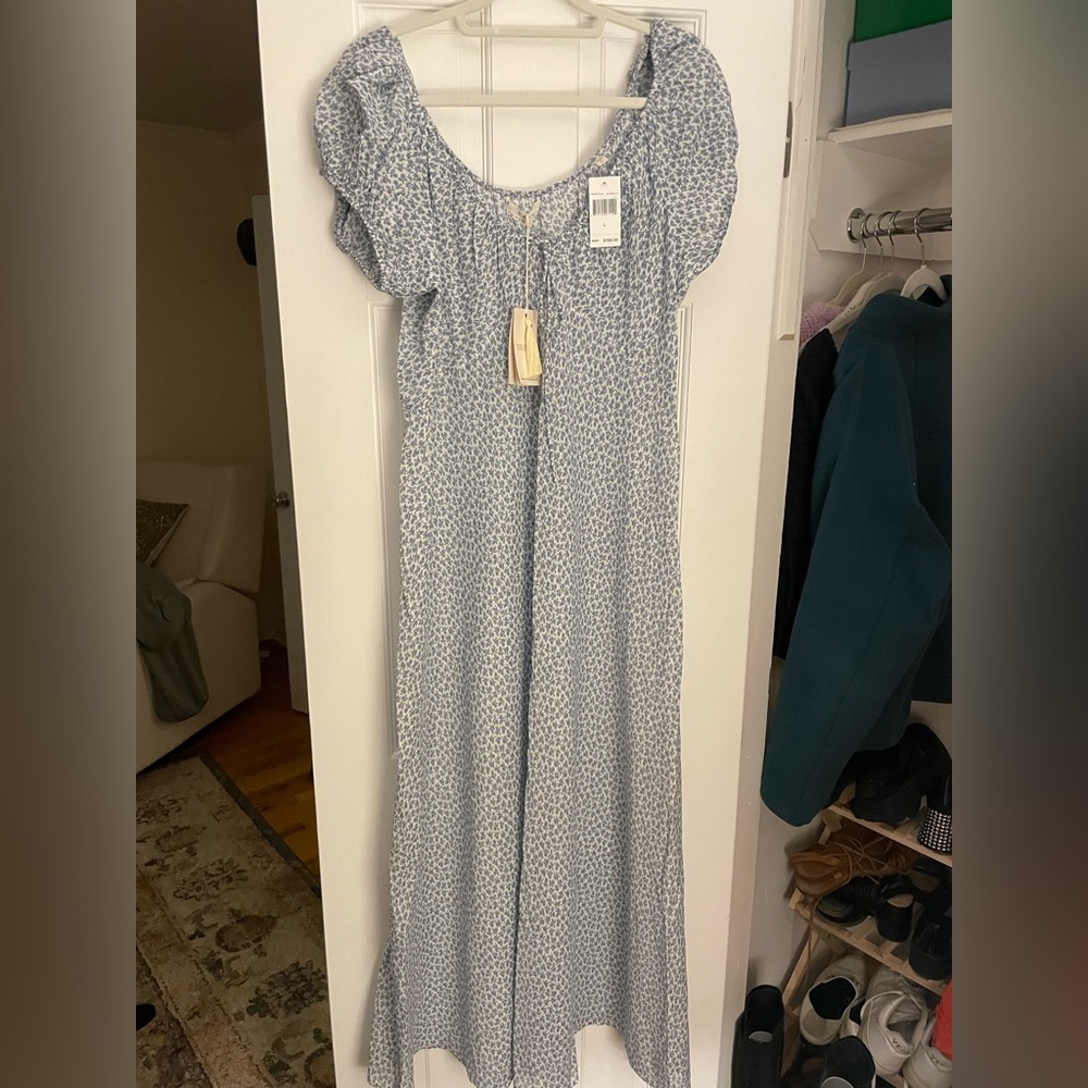 Doen Sofia Floral Printed Midi Dress